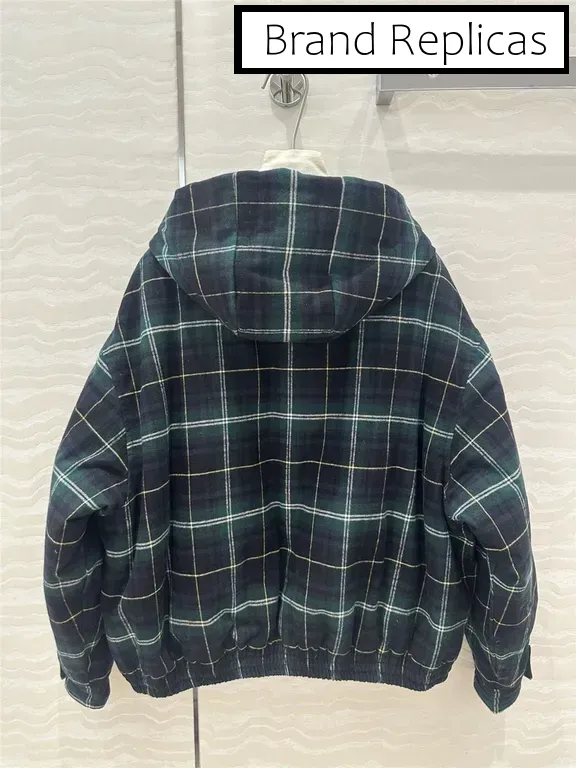 Miumiu Check Puffer Jacket